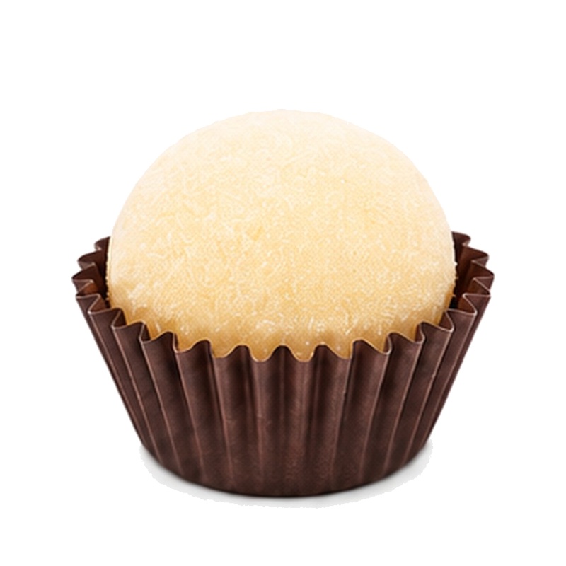 Brigadeiro Ninho (leche en polvo) de BRIGÁ en su cápsula de papel